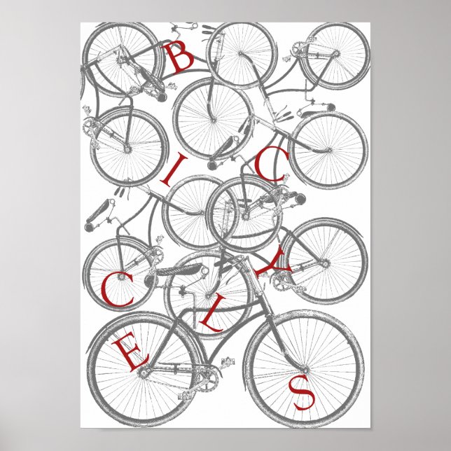 Poster Vélos (Devant)
