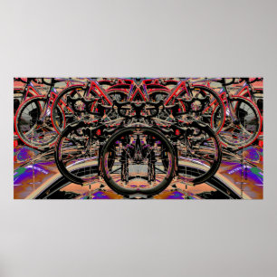 Poster Vélos Abstraits (Tour de France 2010)