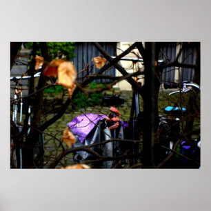 Poster Vélos Amsterdam