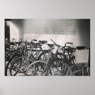 Poster Vélos vintages