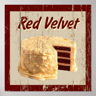 Poster Velvet rouge