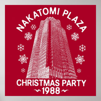 Poster VENDEUR CHAUD Die Dur Noël Nakatomi Plaz