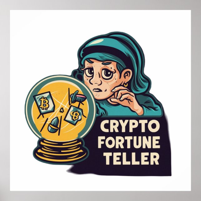 Poster Vendeur Crypto Fortune (Devant)
