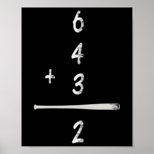 Poster Vendez Math 6 4 3 2 Double Play Cute Shirt Softll