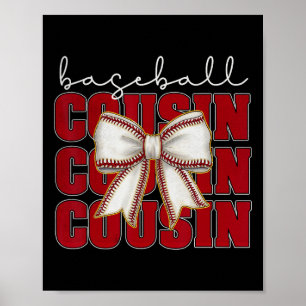 Poster Vendre Cousin Coquette Bow Sport Lover Mères Jour 