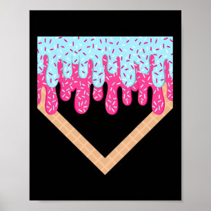 Poster Vendre Drip Boys Home Plate Glace Cream Jeux de sp