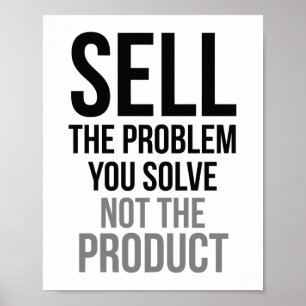 Poster Vendre Le Problème Résolu