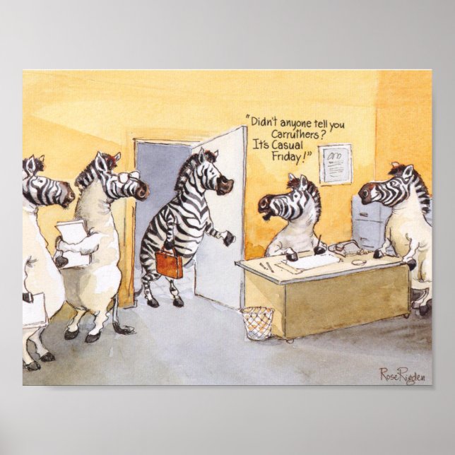 Poster Vendredi décontracté (Devant)