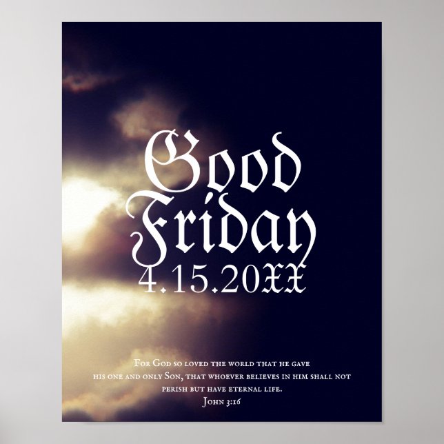 Poster Vendredi saint (Devant)
