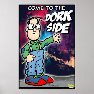 Poster Venez À Dork Side