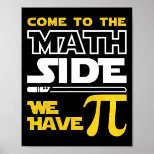 Poster Venez Au Côté Math Nous Avons Pi Math Pi Day Ensei