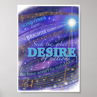 Poster Venez et adoration