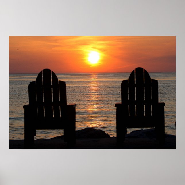 Poster Venez regarder le coucher du soleil (Devant)