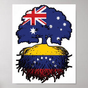 Poster Venezuela Vénézuélien Australie Arbre