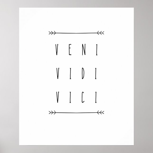 Poster Veni Vidi Vici (Devant)