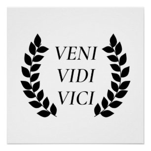 Poster Veni Vidi Vici