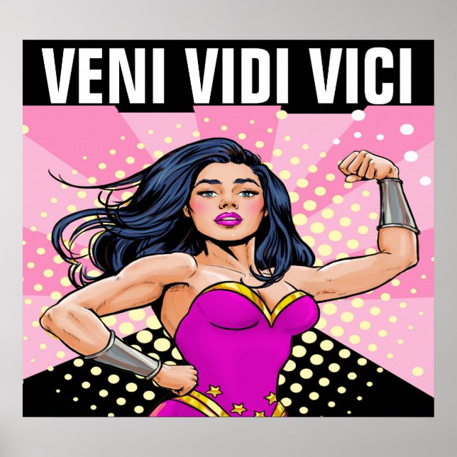 Poster Veni Vidi Vici - J'AI CONQUIS (Devant)