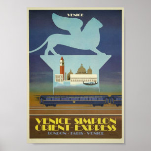 Poster Venice Simplon (Express d'Orient)