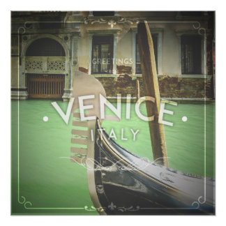 Poster Venise, Italie, Europe N Carré Papier Dessous de v