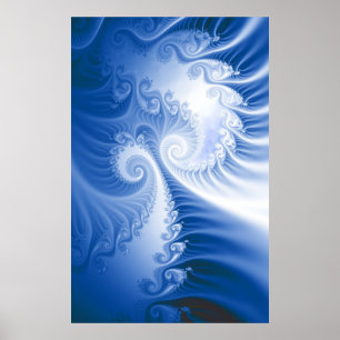 Poster Vent bleu