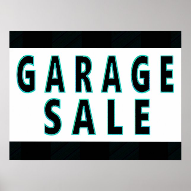 Poster Vente de garage (Devant)