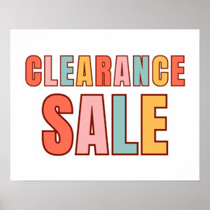 Poster Vente de grande franchise Signal, Vente de magasin