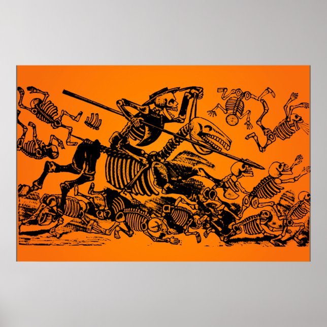 Poster VENTE HALLOWEEN ! Don Quijote par J. Posada (Devant)