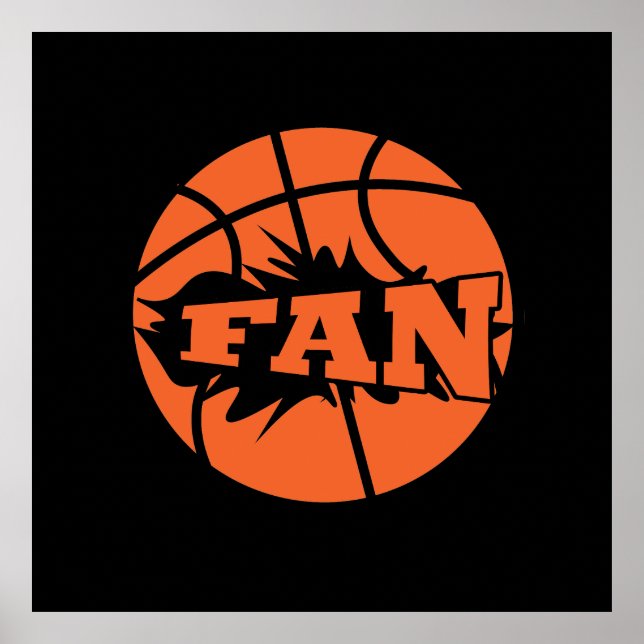 Poster ventilateur de basket (Devant)