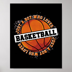 Poster Ventilateur de basket-ball Joueur de basket-ball G
