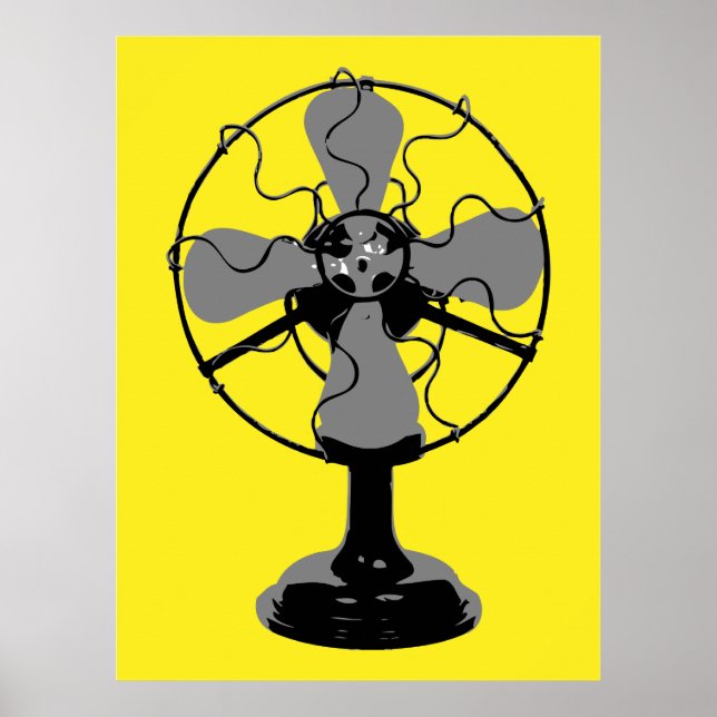 Poster ventilateur des années 1950 (Devant)