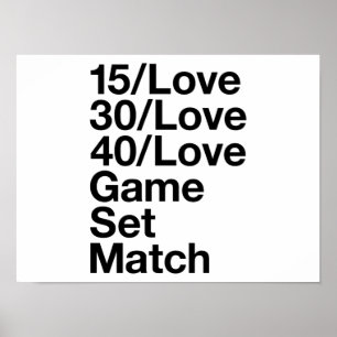 Poster Ventilateur TENNIS