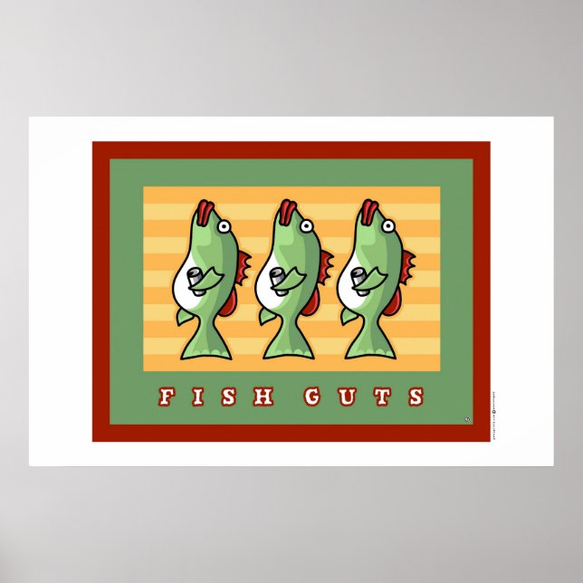 Poster ventre de poisson (Devant)