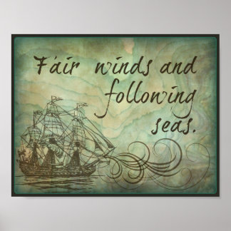 Poster Vents doux et mers suivantes