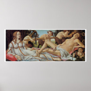 Poster Venus and Mars by Sandro Botticelli