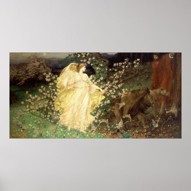 Poster Vénus et Anchises (1890) par William Richmond (Devant)