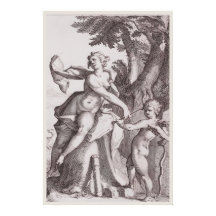 Vénus et Flèche de Cupidon - Art Mythique Intempor