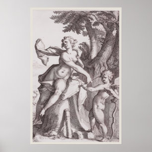Poster Vénus et Flèche de Cupidon - Art Mythique Intempor