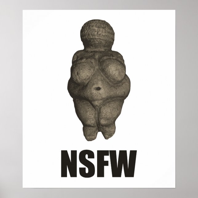 Poster Vénus préhistorique NSFW Figurine (Devant)