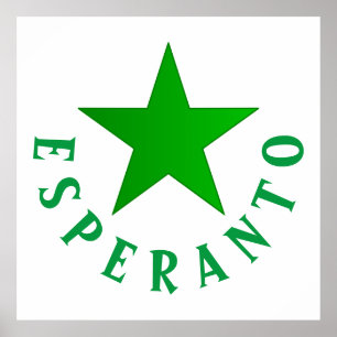 Poster Verda Stelo (Esperanto Star)