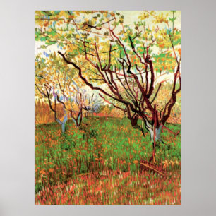 Poster Verger en fleurs de Vincent van Gogh