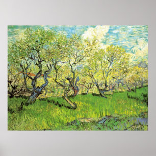 Poster Verger en fleurs par Vincent van Gogh