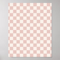 Vérifier Pale Beige À damiers Motif Checkboard