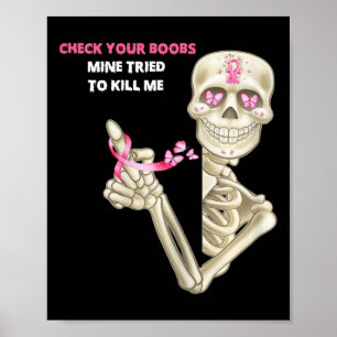 Poster Vérifiez Votre Mine De Sein A Essayé De Me Tuer Su