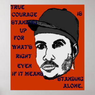 Poster Véritable copie de courage