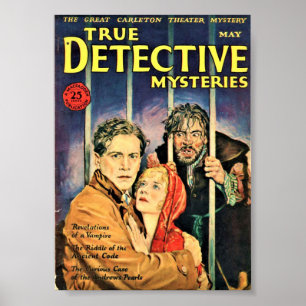Poster Véritable mystère détective - Mai