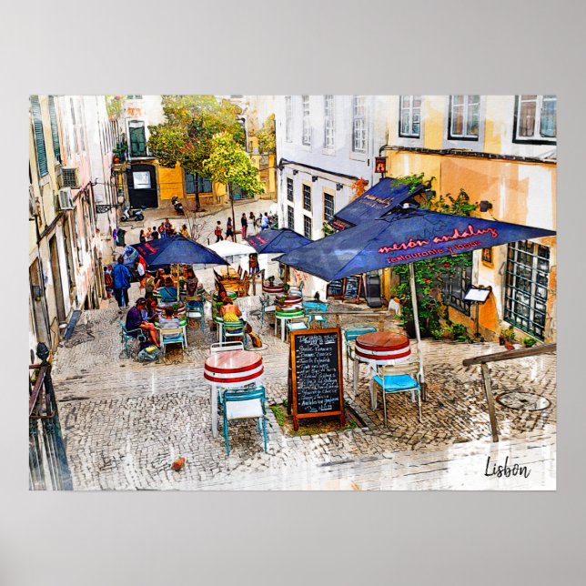 Poster Véritable Portugal - Lisbonne (Devant)