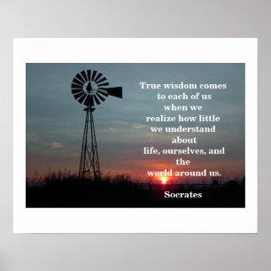 Poster Véritable sagesse