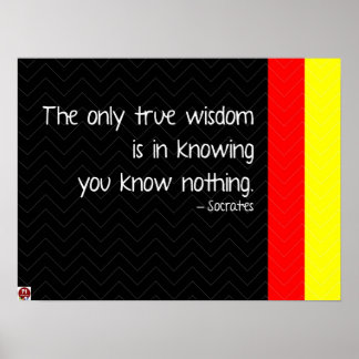 Poster Véritable sagesse