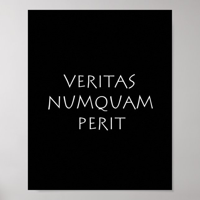 Poster Veritas numquam perit (Devant)