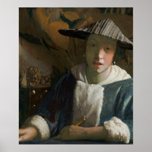Poster Vermeer Dutch Interior — Lumière Lumineuse